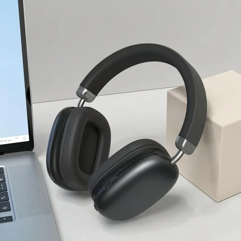 Wireless Headphones, Noise Cancelling Headphone, BT Headset with Built-in Mic, High Quality Headphones for Mobile Phone, PC & Laptop, Electronics, Audio, Electronic, Soft Earpads, Wireless Earbuds 4