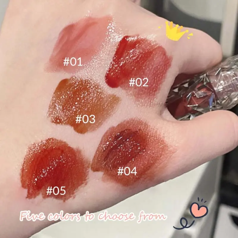 Son bóng Gege Bear Lâu trôi vỏ trong suốt,son kem bóng nội địa trung 6