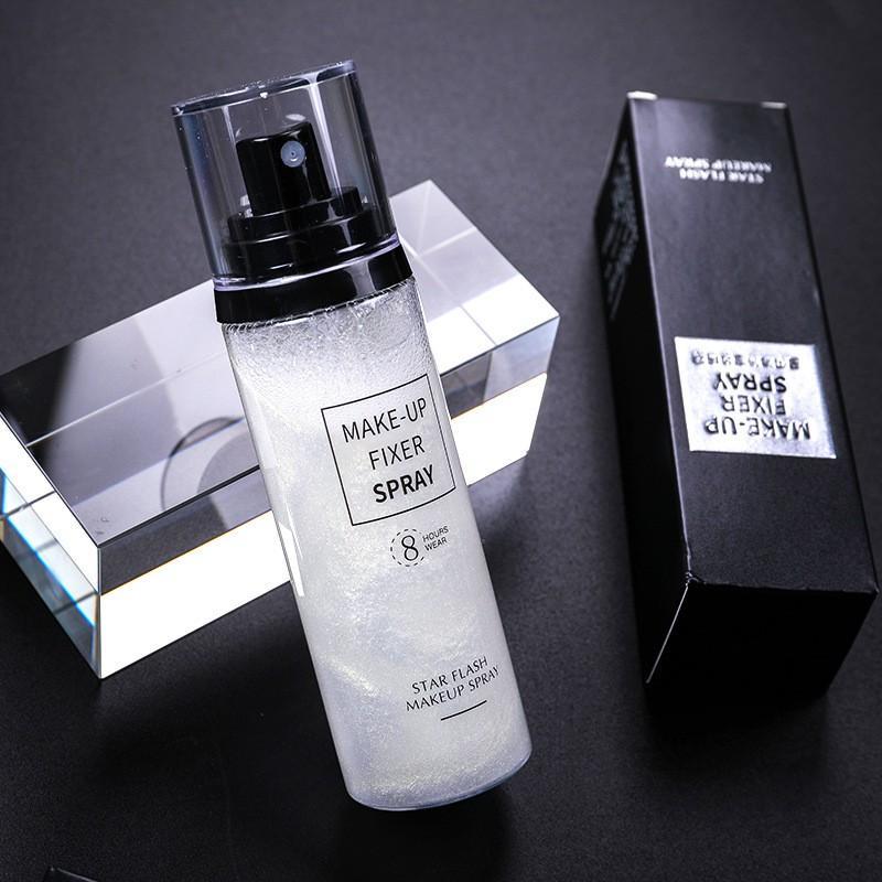 Xịt khóa nền giữ chặt lớp trang điểm dưỡng ấm bắt sáng MAKEUP FIXER SPRAY hot 2022