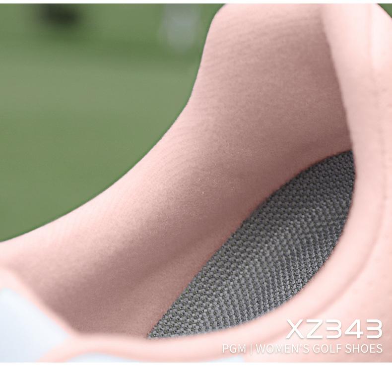 Product Introduction of [PGM] Golf Shoe Women's Waterproof Sneakers Anti-Slip Lightweight Knob Comfortable Shock-Absorbing Mid-Sole Nail-Free Shoes Xz343 22