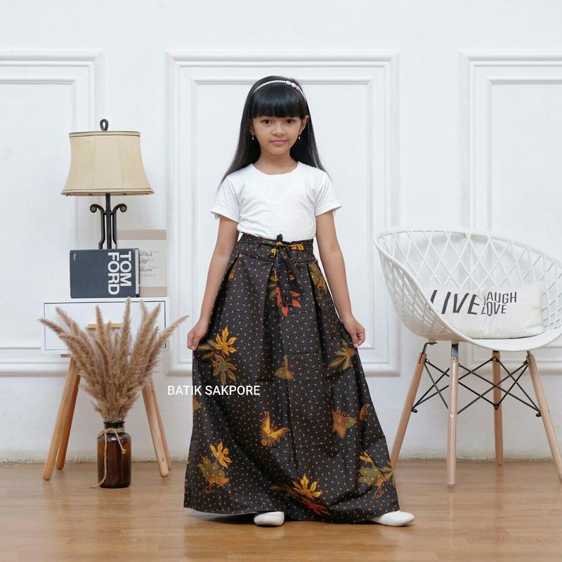 Rok Batik Anak Panjang Perempuan SD Fashion 1