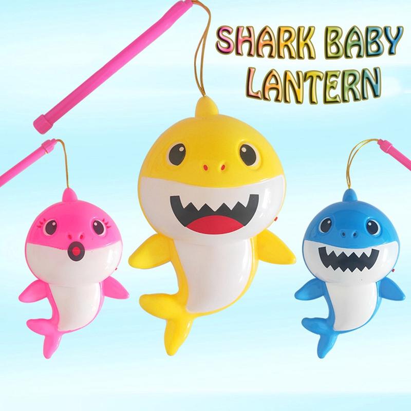 Lồng đèn cá mập baby shark có nhạc và đèn đáng yêu Đồ Chơi Toys Voi '' KHÔNG KÈM PIN "