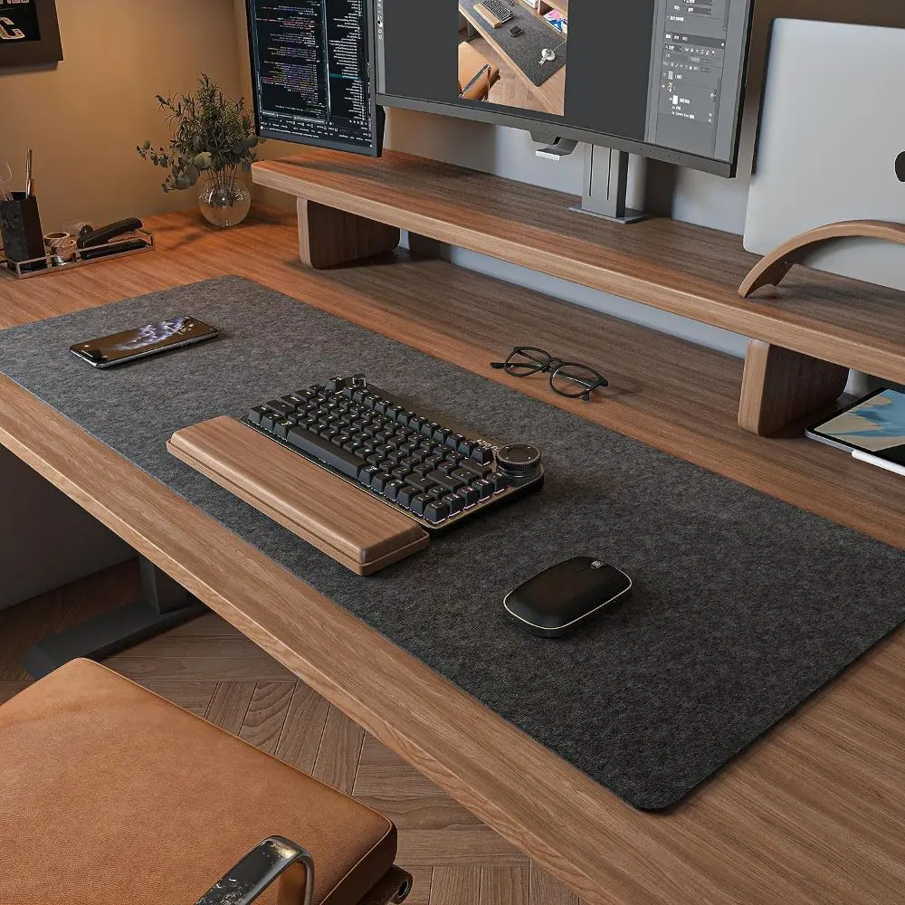 90x40cm Gaming Accessories Wool Felt Mouse Pad Large Size Non-slip ...