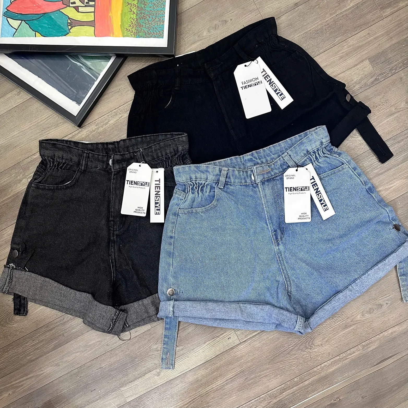 (SIZE XS-3Xl ) Quần Short Nữ BIGSIZE Ống Rộng Xắn Lai, Quần Bò Đùi