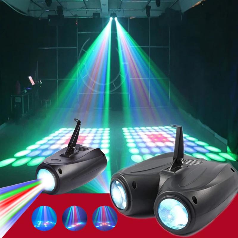 Lampu Laser Spotlight Pesta Disko Tata Cahaya Panggung dengan Sensor Suara RGB Light 10-20W 0