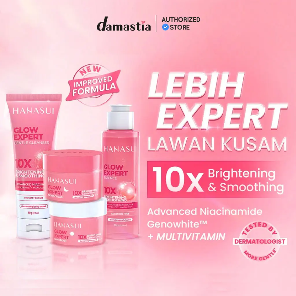 Hanasui Paket Perawatan Wajah Glow Expert Flawless Glow 10