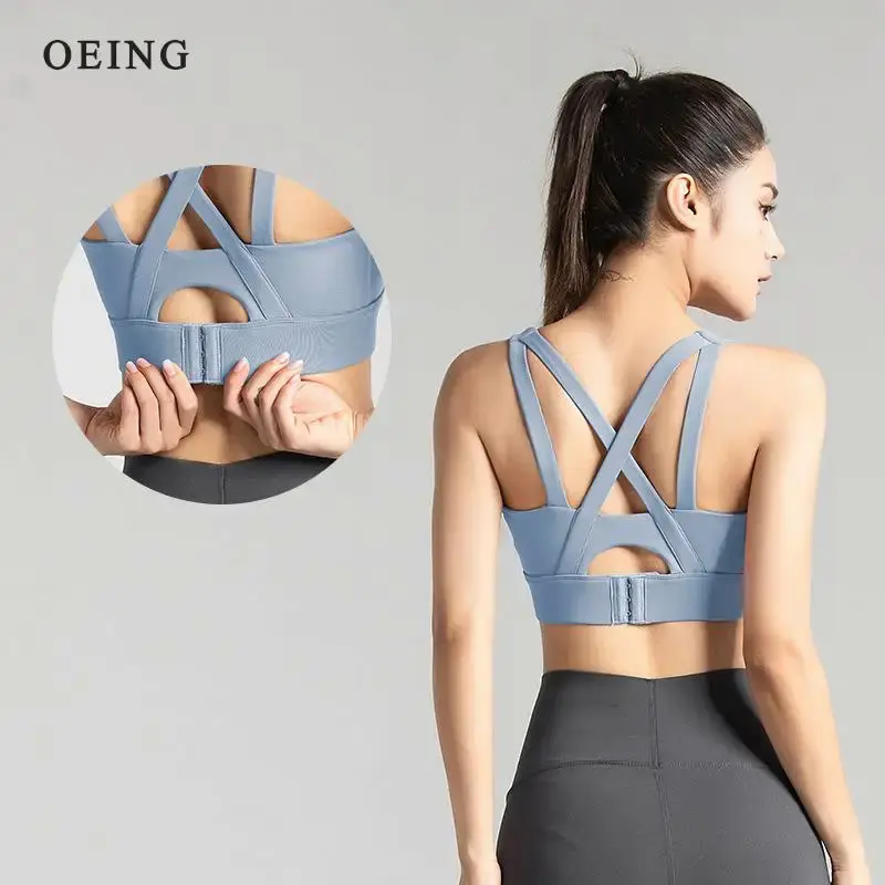 Áo Ngực Thể Thao, Dành Cho Phụ Nữ, Đẩy Lên, Đồ Lót, Thể Dục Và Yoga, Áo Ba Lỗ Hở Eo, Áo Vest Thể Thao, Thích Hợp Cho Nữ, Áo Tập Gym Thể Dục, Chạy Bộ Thể Thao, Đồ Quần Áo Thể Thao Bra Sport Tập Thể Dục Top Tập Aerobic 2