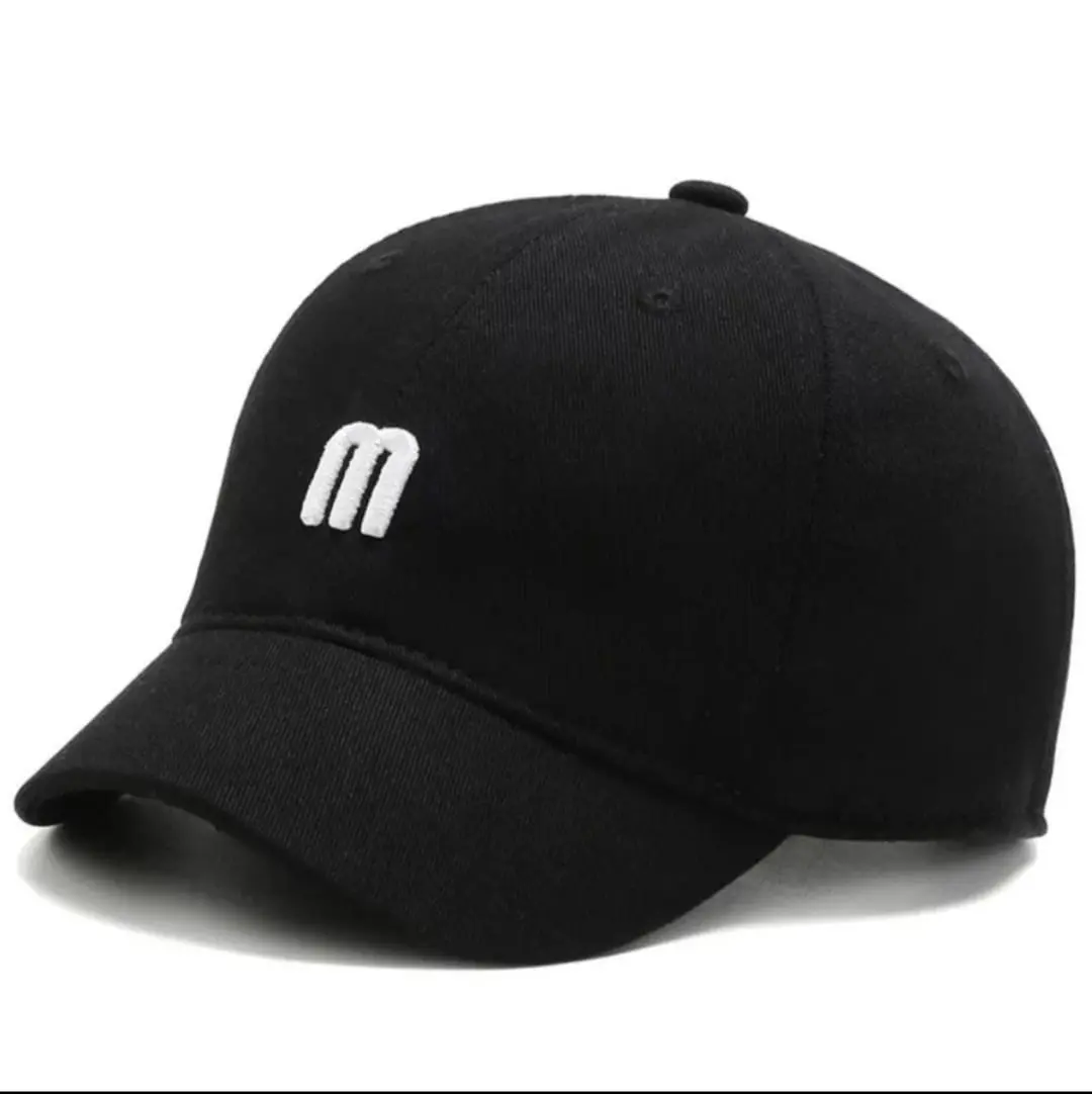 Topi Lidah Pendek Logo M Topi pria distro lidah pendek ori / Topi distro pria / topi pria keren pet pendek