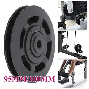 95/100MM Roda Katrol Bearing Peralatan Gym Pulley Bearing Nylon Fitness Equipment Untuk Home Gym