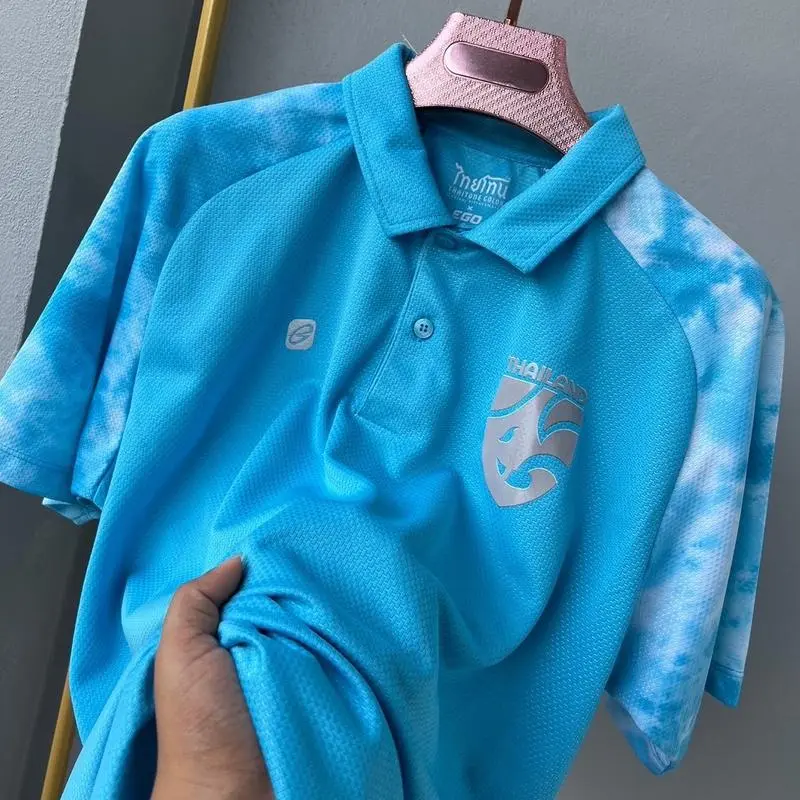 Áo Polo Nam, Jersey In Logo Thái Lan Mới 2025, Áo Thể Thao Ngoài Trời, Thoải Mái, Thoáng Khí, Nhanh Khô Top