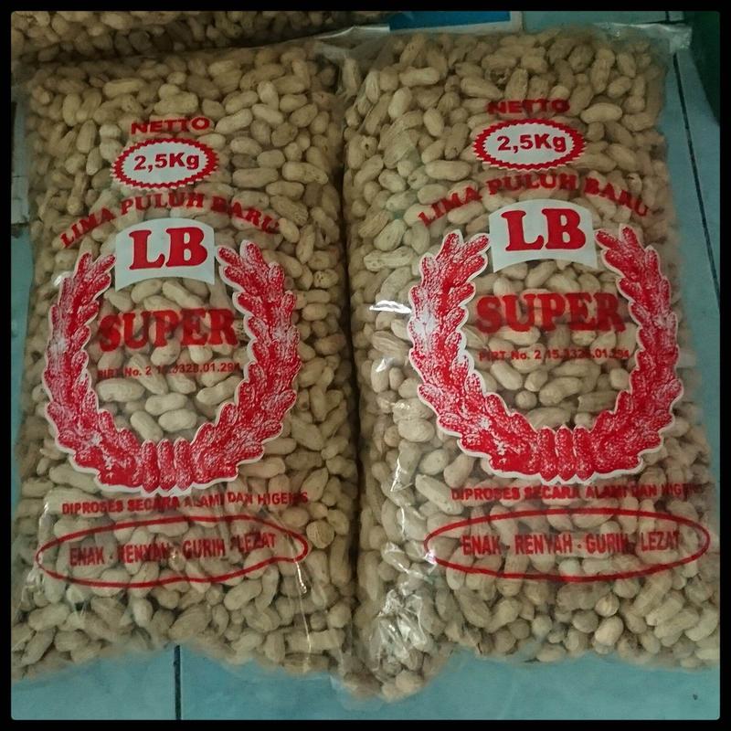 kacang kulit asin super 1ball 2.5kg kacang sangrai super 0