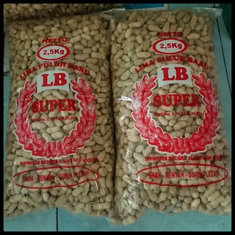 kacang kulit asin super 1ball 2.5kg kacang sangrai super 0