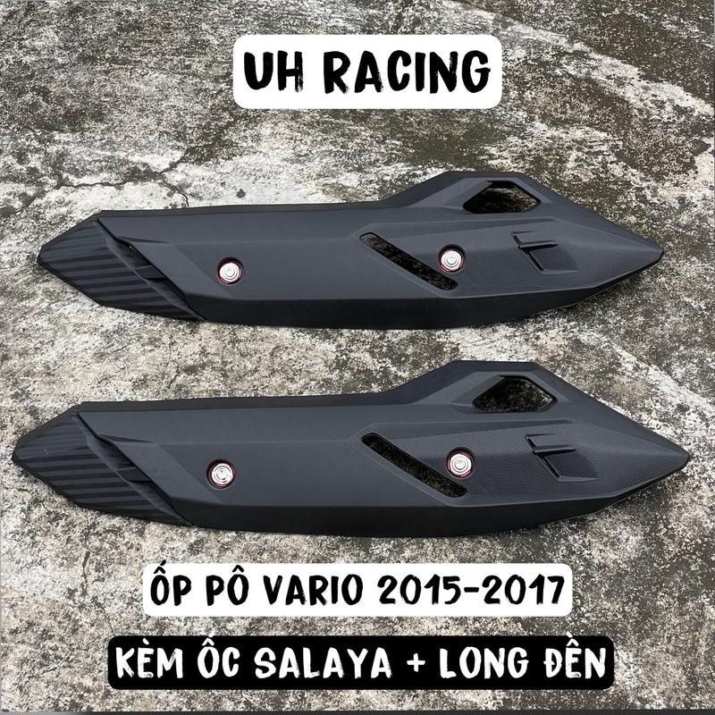 MUA FULL TẶNG ỐC + MÓC TREO TITAN Ốp Pô Vario - Click gắn Vario 2015 -2025 AB 2016-2022 Che Pô Click 125 - Vario 125 - 150 đời 2015 - 2017 125-150 ốp nhựa UH Racing