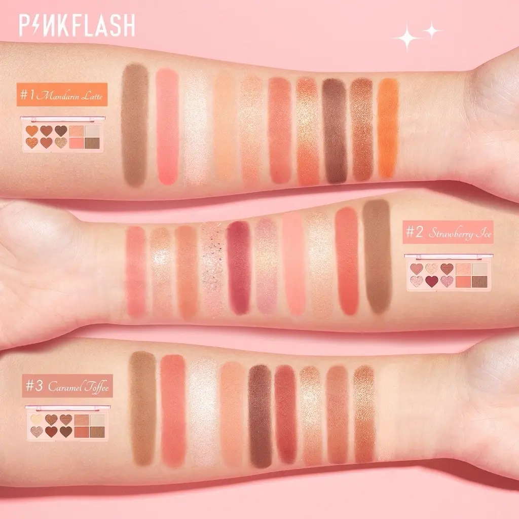PINKFLASH OH MY LOVE 4in1 eyeshadow,blush,contour,highlighter