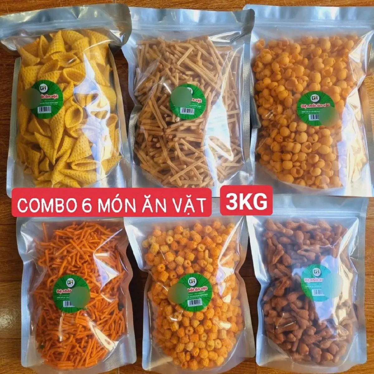 Combo 6 món ăn vặt tuổi thơ siêu to khổng lồ