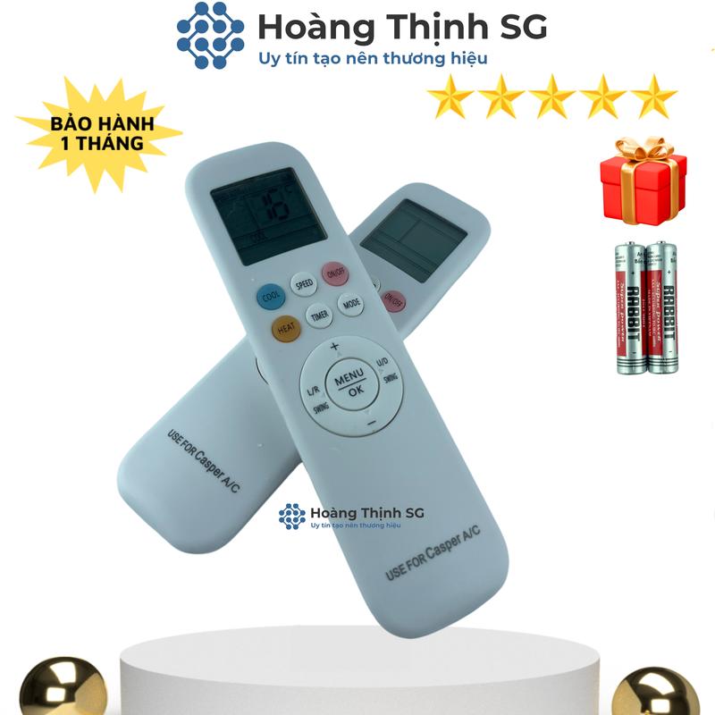 Điều khiển điều hòa CASPER mã 03, remote máy lạnh CASPER - Tặng kèm pin infrared controller 5
