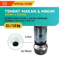 Gambar M-Pets Duplo Food & Water Dispenser 3L / Tempat Makan Minum Hewan - dispenser makanan dan minum hewan dari M-Pets Volk Pets Indonesia Kota Tangerang 3 Tokopedia