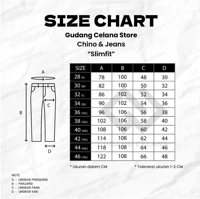 FIFTY ONE DENIM - Celana Chino Pria Panjang Slim Fit Katun Twill Stretch Melar Hitam Pekat Premium New Original Distro Fifty One Denim Nyaman Tebal Melar Santai Black Ukuran 28-34 8
