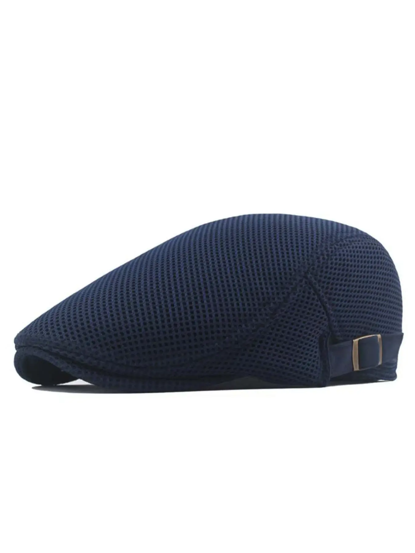 Casual Plain Mesh Beret, Simple Outdoor Sports Adjustable Strap Sun Protection Cap for Men & Women, Simple Style Plain Color Casual Hat for Daily Wear  Hats for Women
