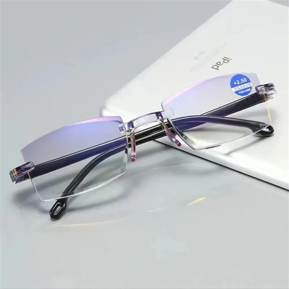 Anti-blue Light Smart Zoom Presbyopia Glasses, Fashionable Dual-light Dual-purpose Glasses For Men And Women