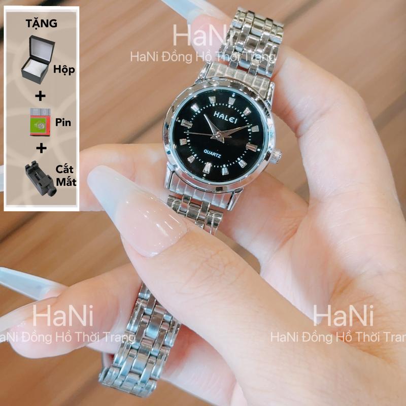 [ MUA 1 TẶNG 3] Đồng Hồ Nữ Đeo Tay HaLei 5 Màu - Thời Trang Nữ - Women, Watch Voi