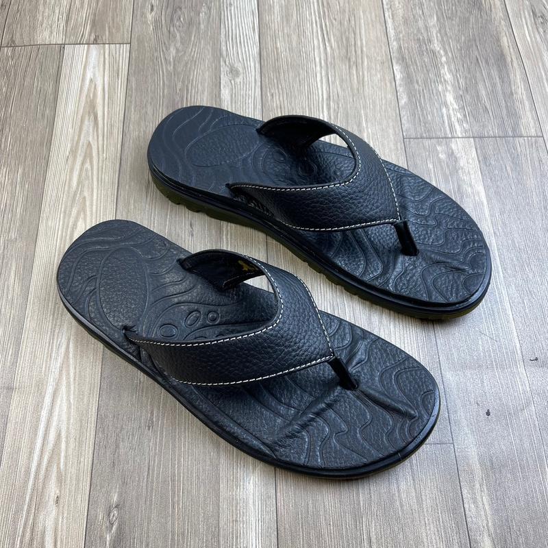 Dép Quai Kẹp A92 Thailan Da Bò Thật Cao Su Nam