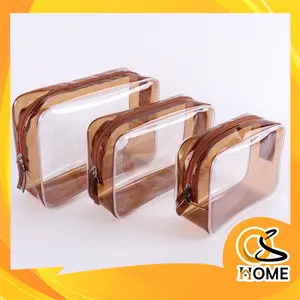 BISA COD T5586 Tas Kosmetik Transparant / Bag Organizer / Pouch Travel Make Up / Dompet Kosmetik Waterproof / Pouch Kosmetik