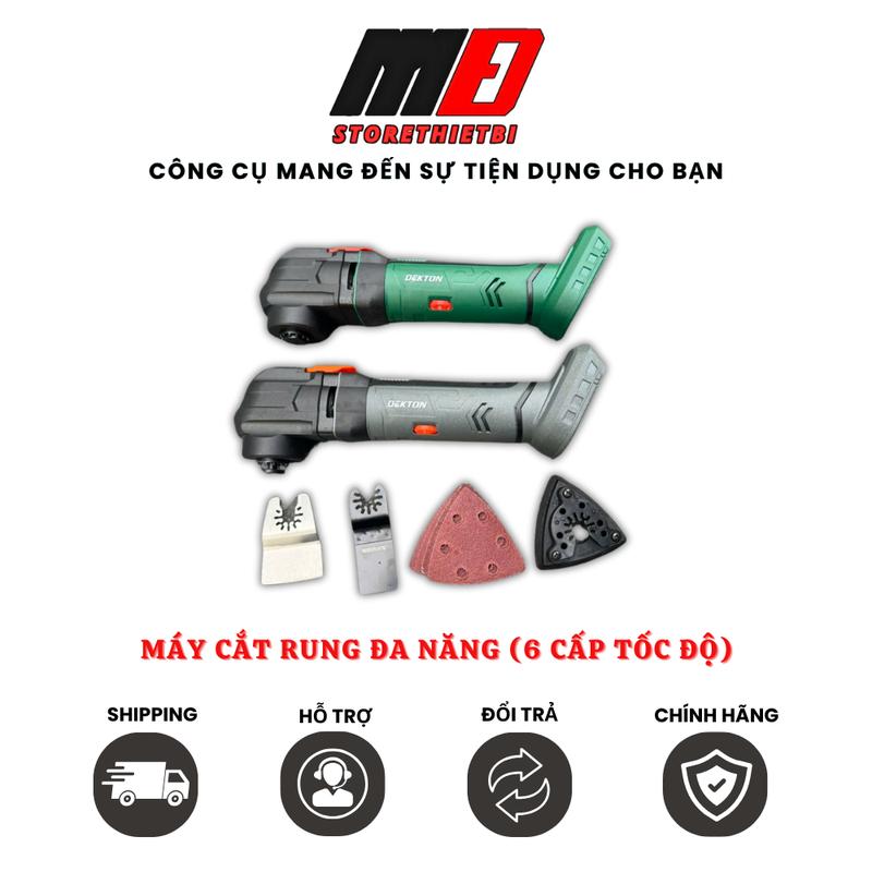Máy Cắt Rung Đa Năng Dùng Pin 21V Dekton M21-CDN01BL ( Chân Pin Phổ Thông )