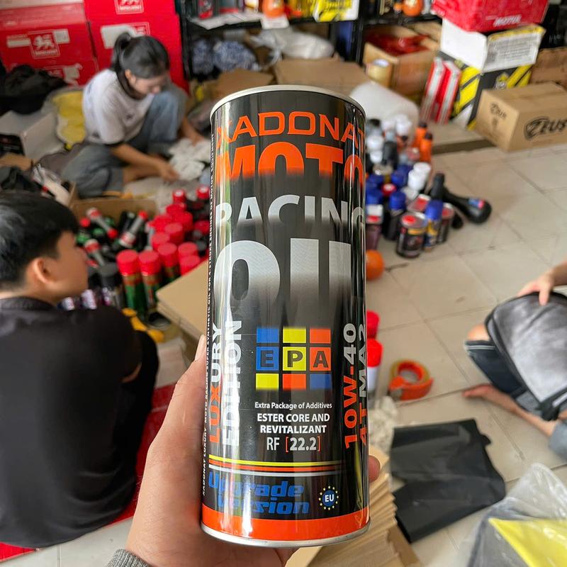 Nhớt Xe Số XADONAT Racing 10W40 Full Tổng Hợp Nhập Khẩu UAE Số 800ml 1L 1L1 1L2 1L3 1L4