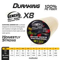 Gambar Senar PE Duraking Genesis X8 Multi Color 100 Meter Konekting - PE #1 dari Sagara Pancing Kab. Sukabumi 2 Tokopedia