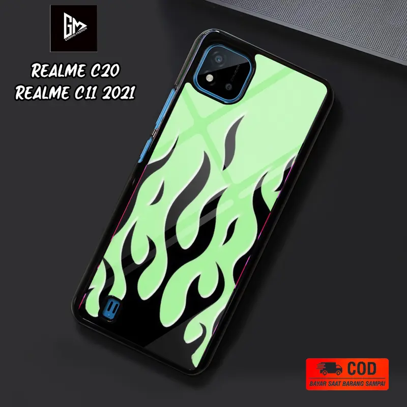 Case Kilau Glossy R*ALME C20 - C11 2021  Terbaru Fashion Casing API - Pelindung Hp Hardcase Softcase Temrurah bisa COD 6