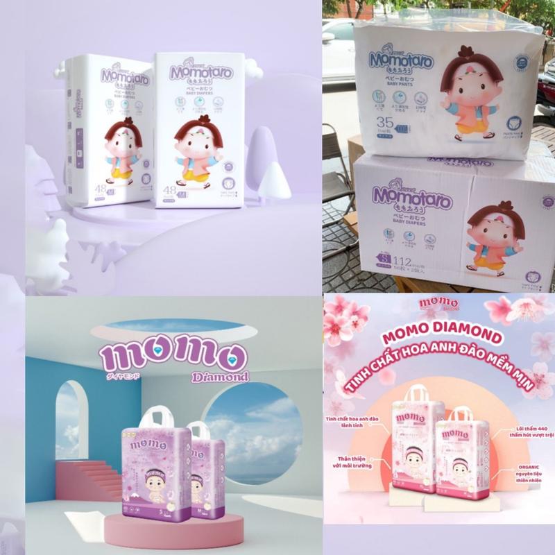 Tã bỉm dán/quần MOMOTARO, MOMO DIAMOND chính hãng