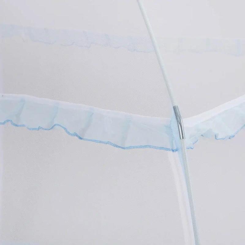 Product Introduction of Three-door Folding Yurt Mosquito Net For Bed Insect Repellent Full Bottom Zipper Double Bed Portable Canopy Camping Net Tents 9