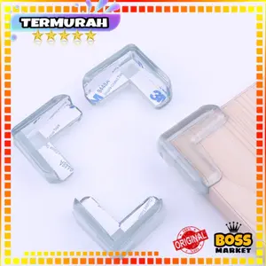 Pelindung Sudut Meja Bentuk L / Pengaman Pojok Meja / Pengaman Siku Meja / TM-59