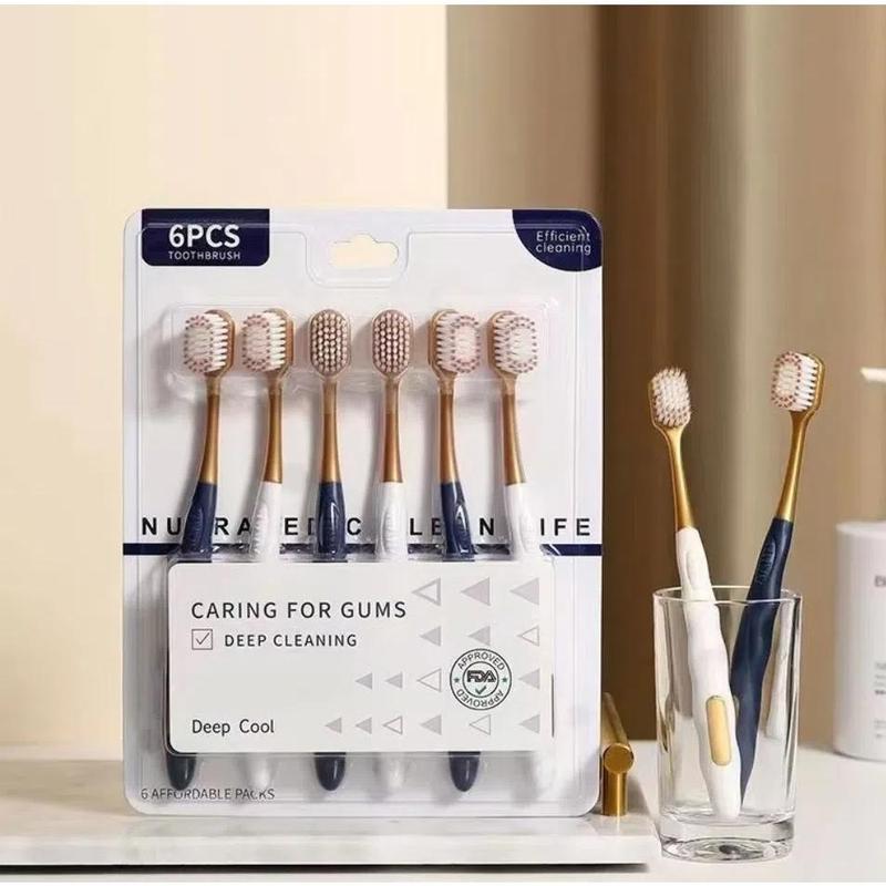 Product Introduction of 6/12/18Pcs New Ultra Soft Toothbrush Wide Head Ultra-Fine Bristles Household Toothbrush Set Anti-Slip Handle Deep Cleaning Oral Hygiene Daily Gum Health 18