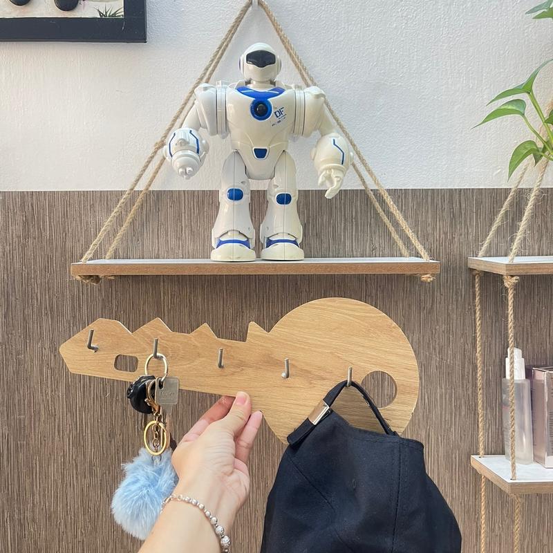 Kệ treo tường và móc treo đồ, móc treo chìa khoá, móc Decor Trưng Bày 3