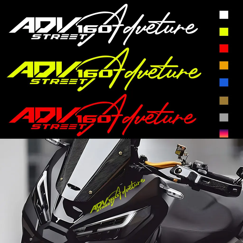 Honda ADV160 Sticker Reflective Motorcycle Body Windshield Pull Flower Decal for Honda ADV 160 ADV160