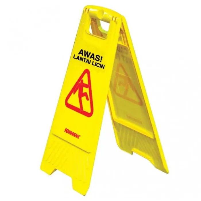 PAPAN PENANDA "AWAS LANTAI LICIN" - KUNING