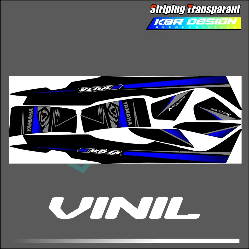 VEGA R NEW 2003 - 2006 (COD) STIKER STRIPING MOTOR YAMAHA VEGA R NEW 2003 - 2006 - STIKER LIST GRAFIK SIMPLE WARNA VARIASI DESAIN RACING KBR.DESIGN HOLOGRAM DAN TRANSPARAN BISA COD KBRD.KODE-39 2