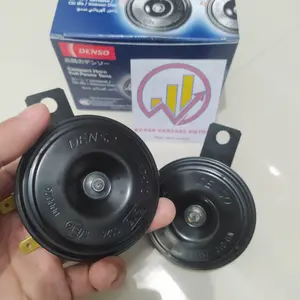 ORIGINAL 100% KLAKSON DENSO DISC DOBEL AVANZA XENIA BENTUK DISC BULAT ISI 2 STANDAR BAWAAN SUARA MIRIP MOBIL AVANZA XENIA