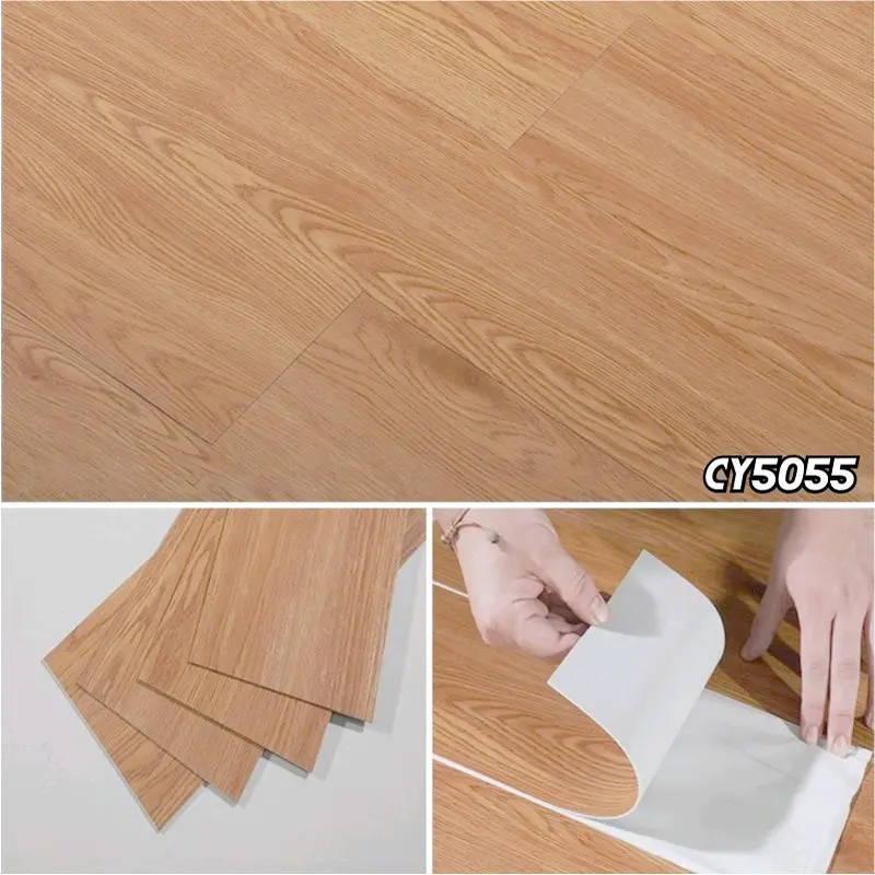 Lantai vinyl Flooring sudah ada perekatnya 2