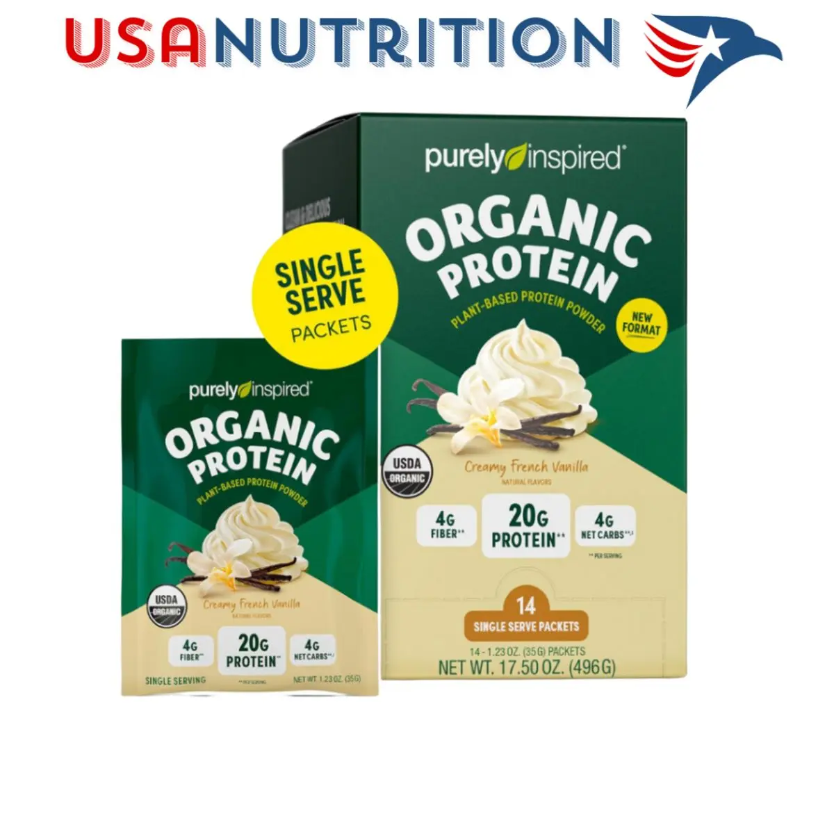 Đạm thực vật hữu cơ Purely Inspired Organic Protein 20g protein : gói SAMPLE