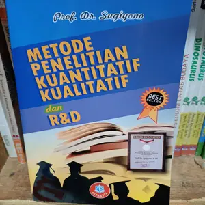 BUKU METODE PENELITIAN KUANTITATIF KUALITATIF DAN R&D Soft Cover