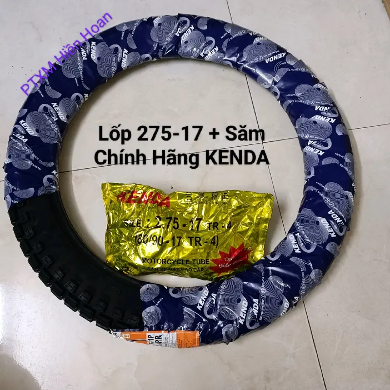 Lốp Chân Chó (Vỏ Leo Núi) Hiệu KENDA Đài Loan 250-17 (43P), 275-17 (41P) Lắp Xe Dream, Wave, Future, Sirius, Jupiter. Phụ Tùng, Phụ Kiện. Lốp gai địa hình 2