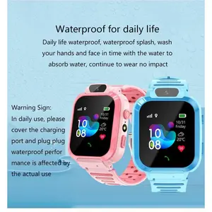 Smartwatch Anak 2G LBS Pelacak Stasiun Pangkalan Pagar Elektronik Panggilan Darurat SOS Obrolan Suara Layar Sentuh 1,44 Inci Tahan Percikan Hujan Baterai Isi 5 Jam SETRACKER2