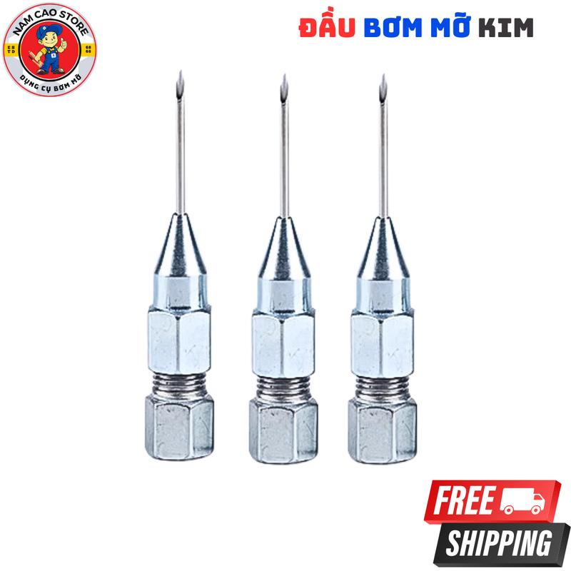 Đầu bơm mỡ chất liệu thép không rỉ sử dụng để bơm mỡ chỗ ngóc ngách nhỏ hẹp