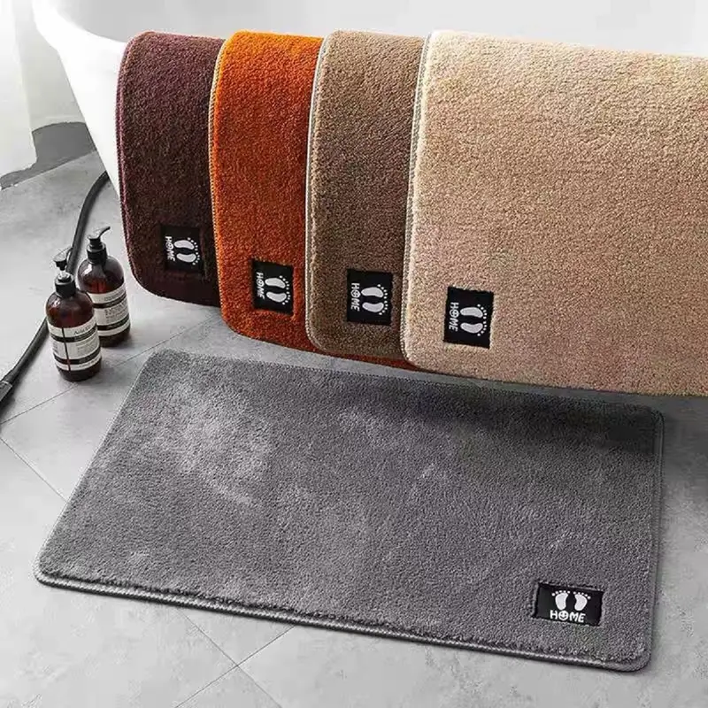 Bộ 5 Thảm Lau Chân Lông Cừu Len Mịn Siêu Thấm Hút Kích Thước 40x60cm - Chống Trơn Trượt 1