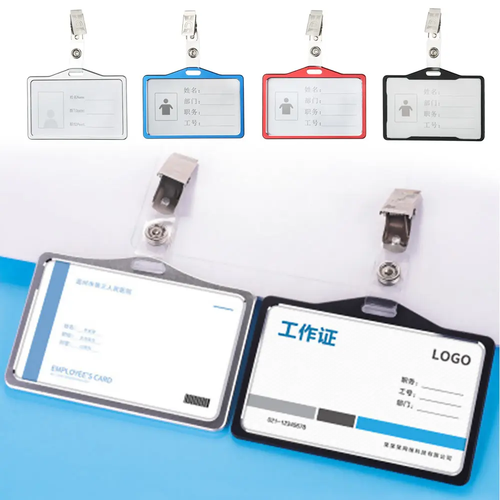 Thẻ Tên Đa Chức Năng, Thích Hợp Cho Văn Phòng Và Trường Học, Có Kẹp, Bao Gồm Giá Đỡ Huy Hiệu Tên Ngân Hàng Và Thẻ Tín Dụng, Bao Gồm Bao Đựng ID Và Doanh Nhân
