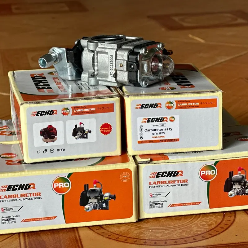 Chế hoà khí - bình xăng con máy cắt cỏ 430 / 541 / 143 /330 /260 loại tốt lõi đồng . 1