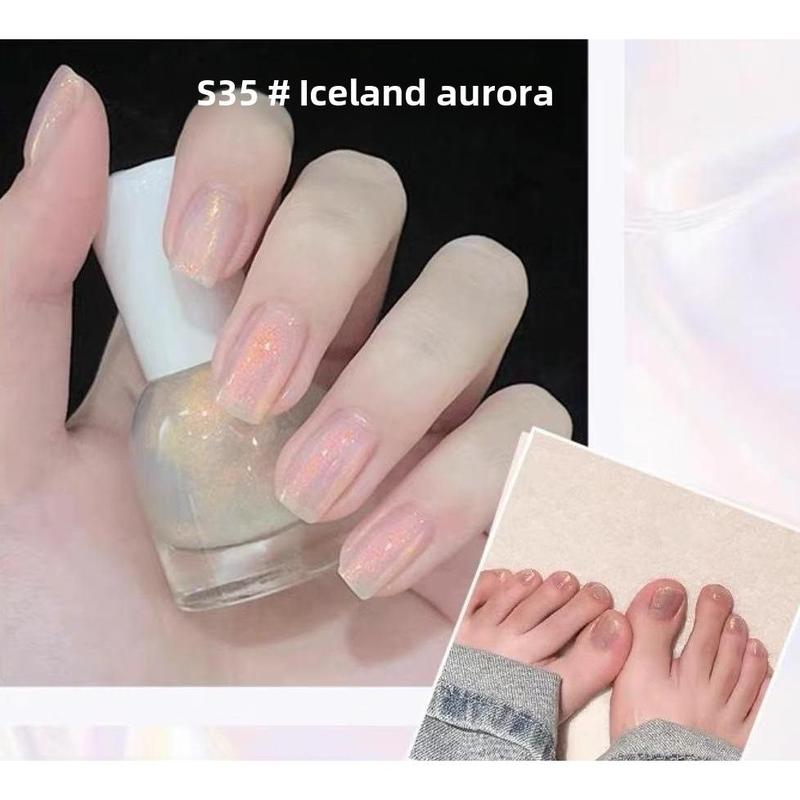 Sơn Móng Tay, Không Nướng, Có Thể Xé, Dựa Trên Nước, Không Vị, Tự Nhiên, Màu Đỏ Và Trắng, Thích Hợp Cho Học Sinh, Hàng Mới Về, Phổ Biến 7